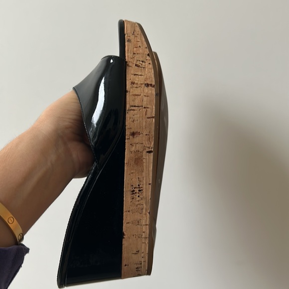 PRADA OPEN-TOE WEDGES - Picture 4 of 5